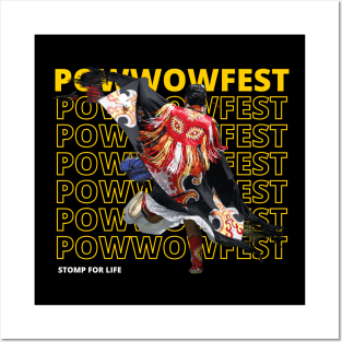 Native American Powwow Text Design 2 Posters and Art